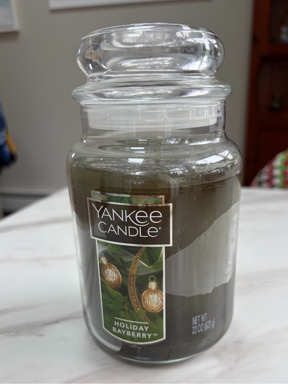 Yankee Candle Holiday Bayberry Large Jar 22oz Single Wick